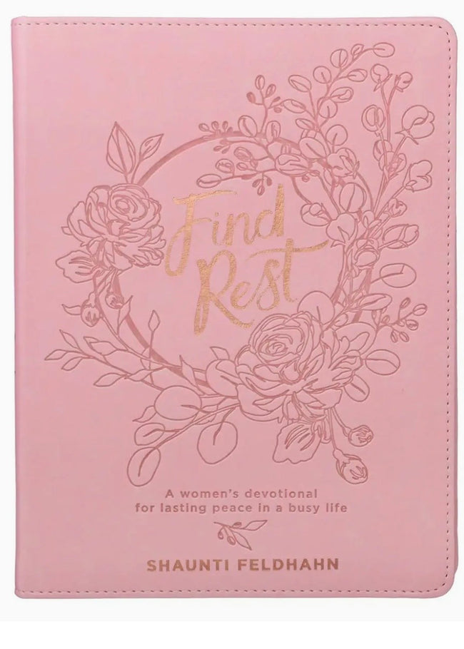 FIND REST DEVOTIONAL FAUX LEATHER