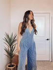 SUNDANCE DENIM JUMPSUIT