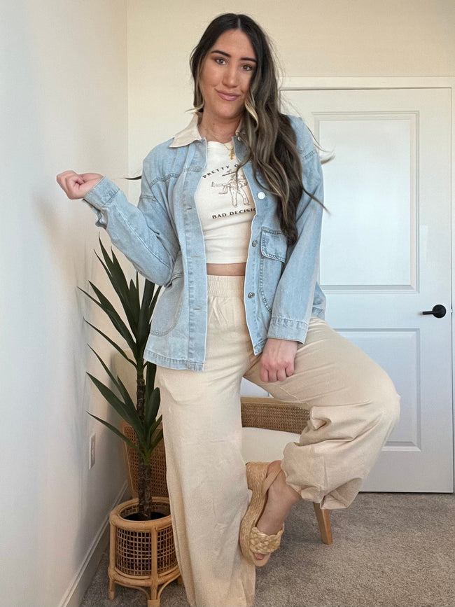 DOWN IN TEXAS DENIM JACKET