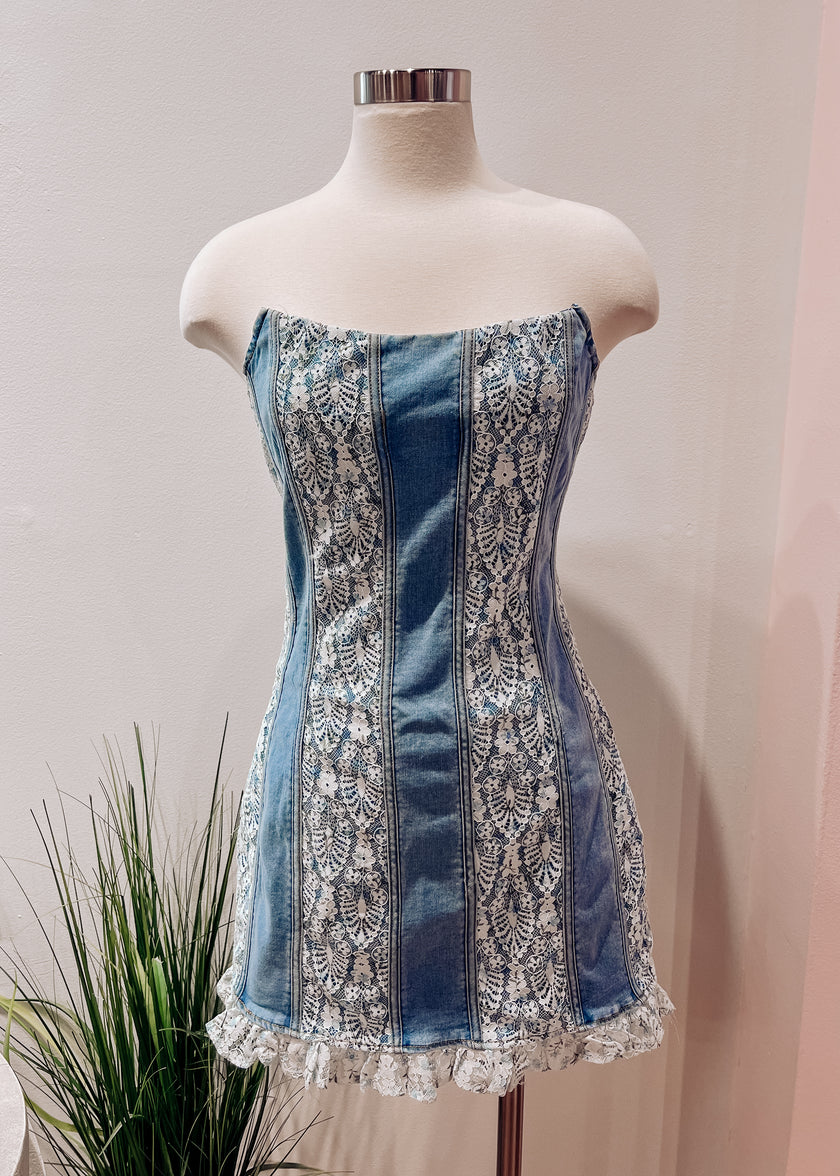 OUTLAW HONEY DENIM DRESS