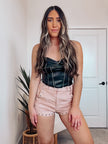 CHOOSIN' TEXAS STUDDED SHORTS