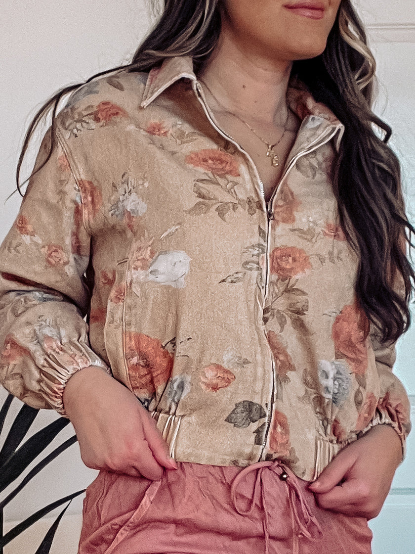 LOVE IN BLOOM FLORAL JACKET