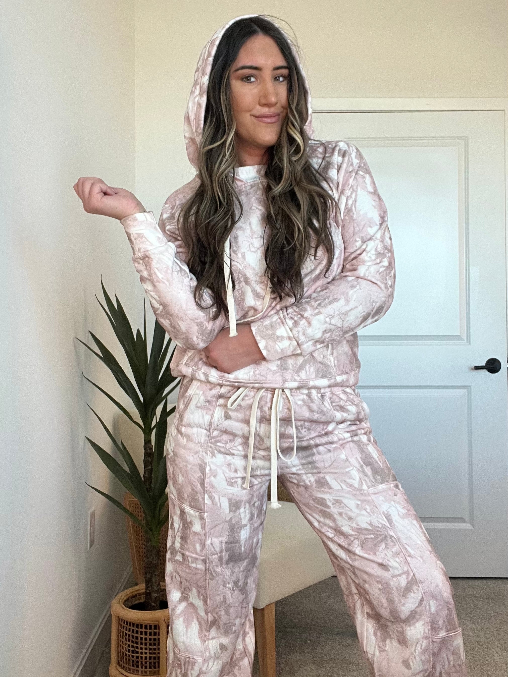 PINK RECON CAMO HOODIE