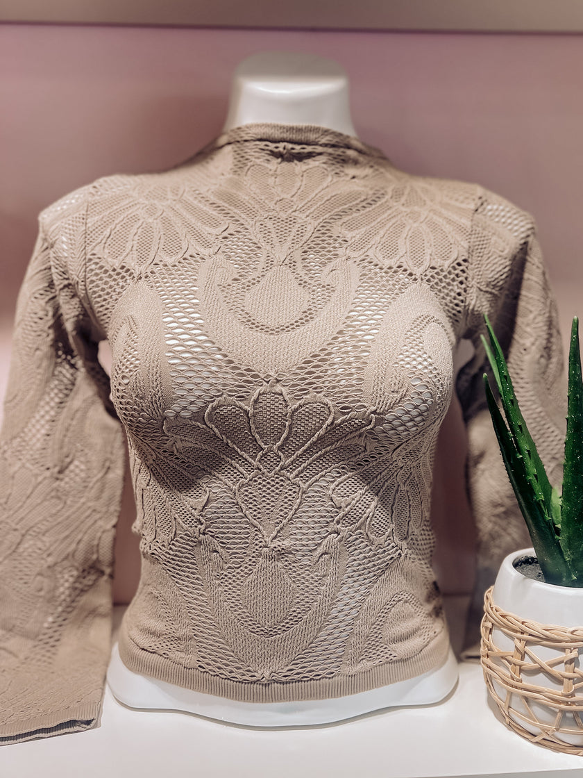 DESERT MUSE LACE TOP