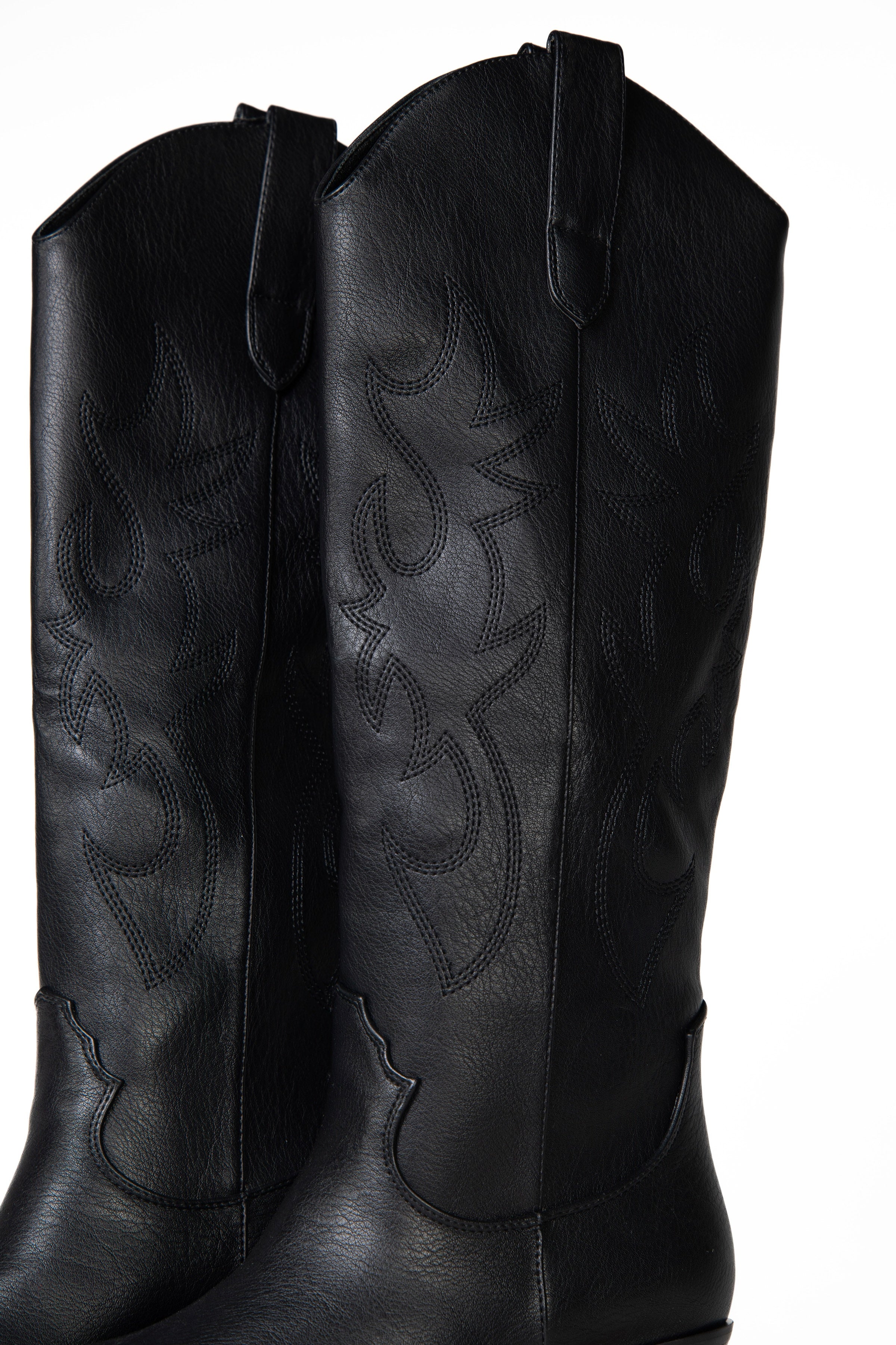 SADDLEBORN COWBOY BOOT - BLACK
