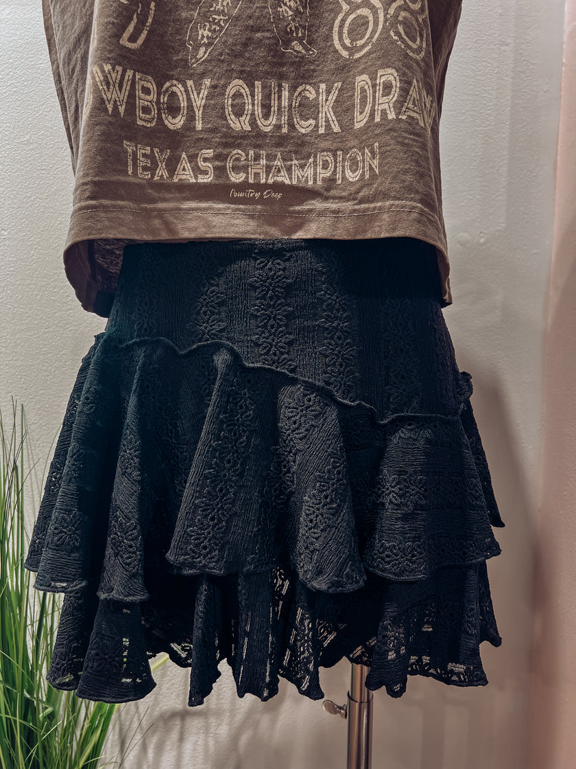 DUSTSTORM LACE SKORT