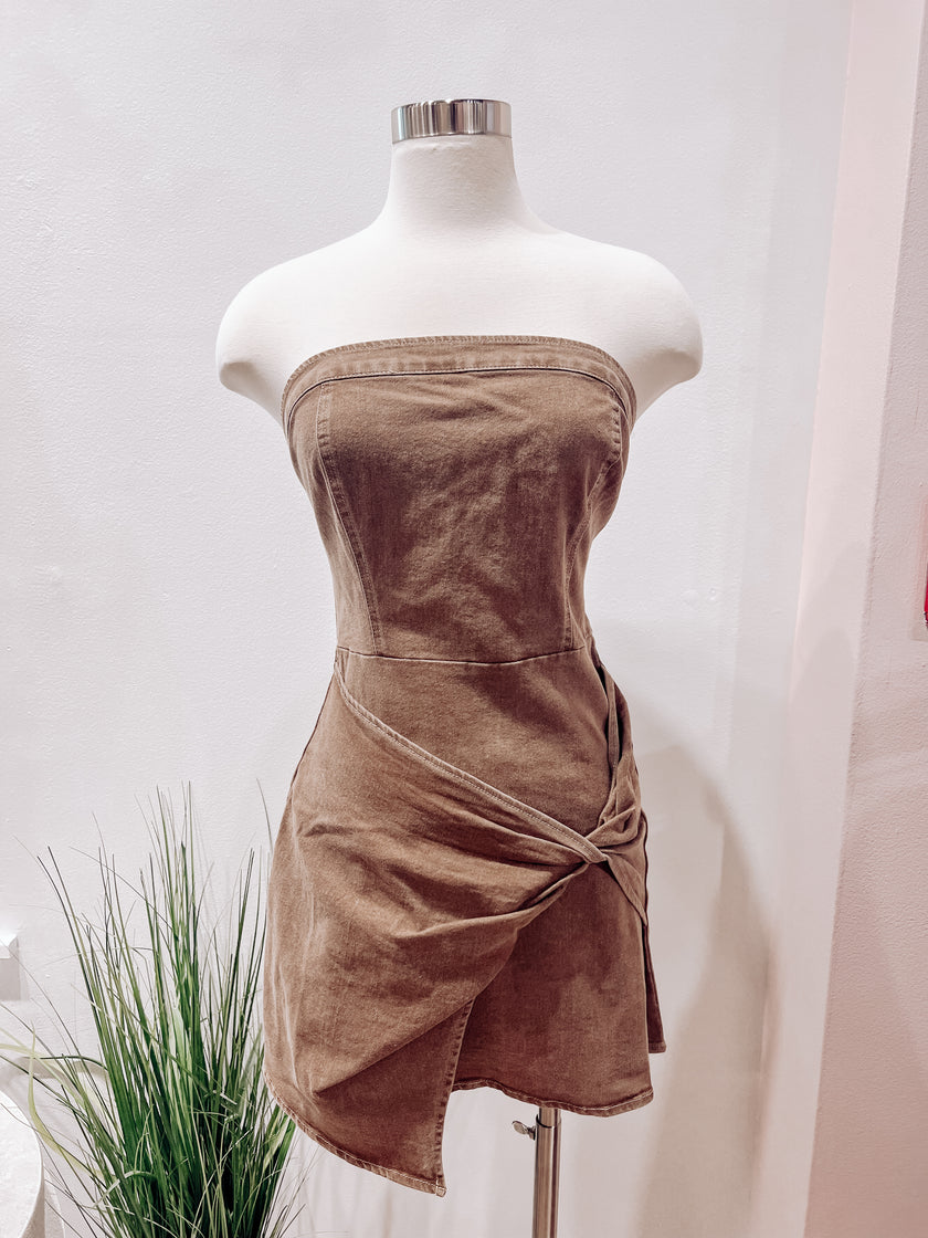 LONE STAR BROWN ROMPER