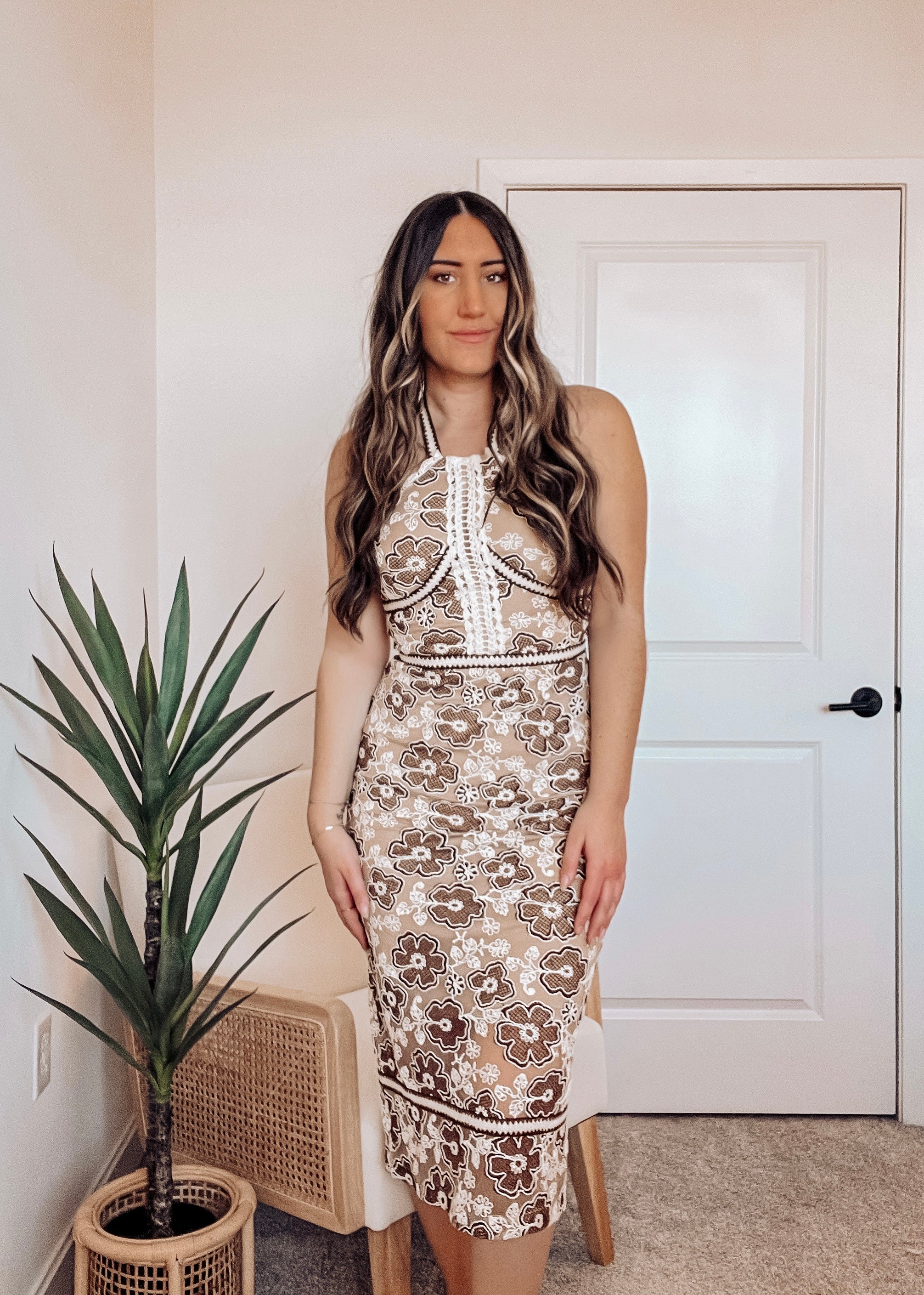 CANELA CROCHET DRESS
