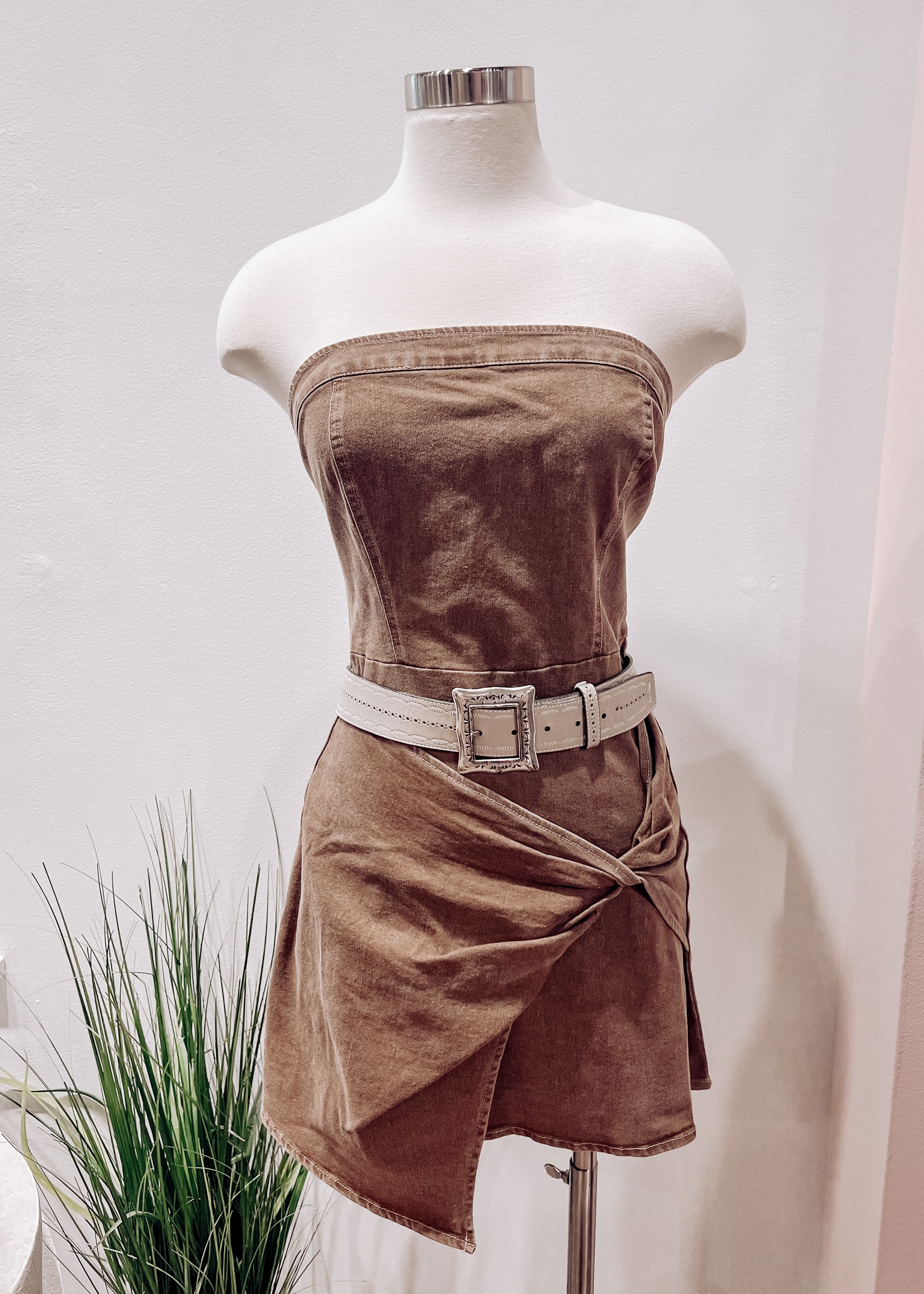LONE STAR BROWN ROMPER