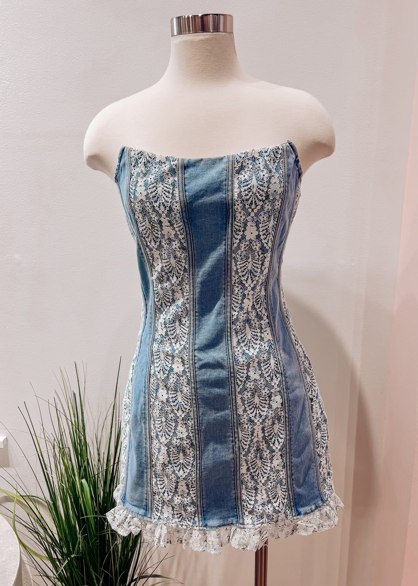 OUTLAW HONEY DENIM DRESS