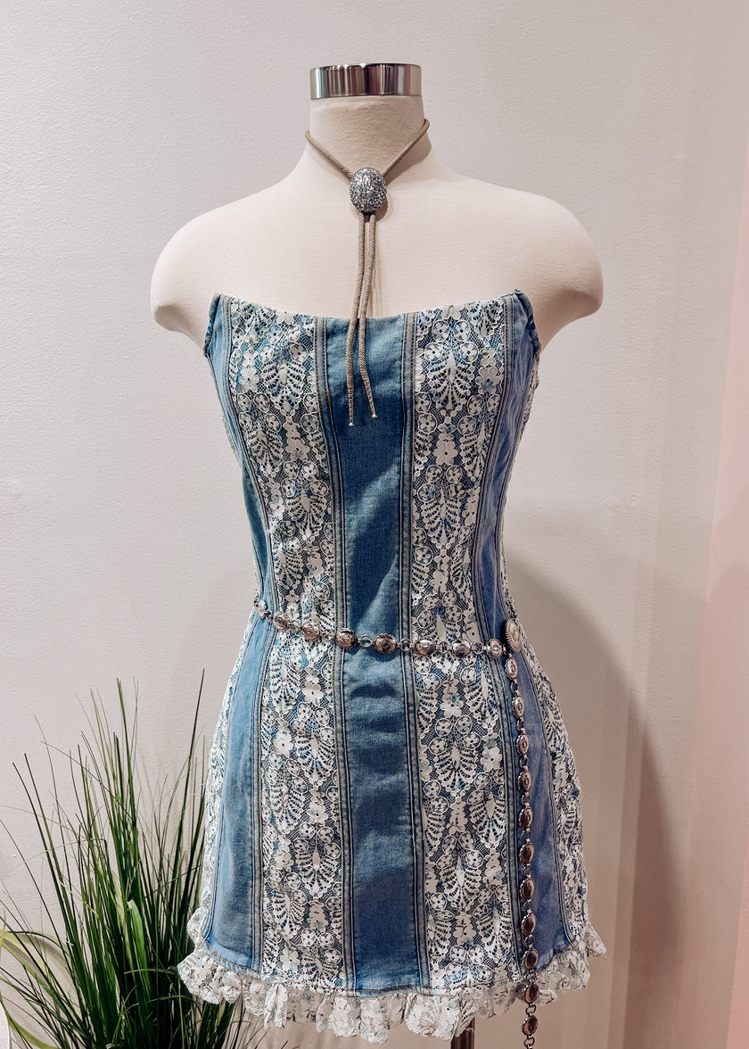 OUTLAW HONEY DENIM DRESS