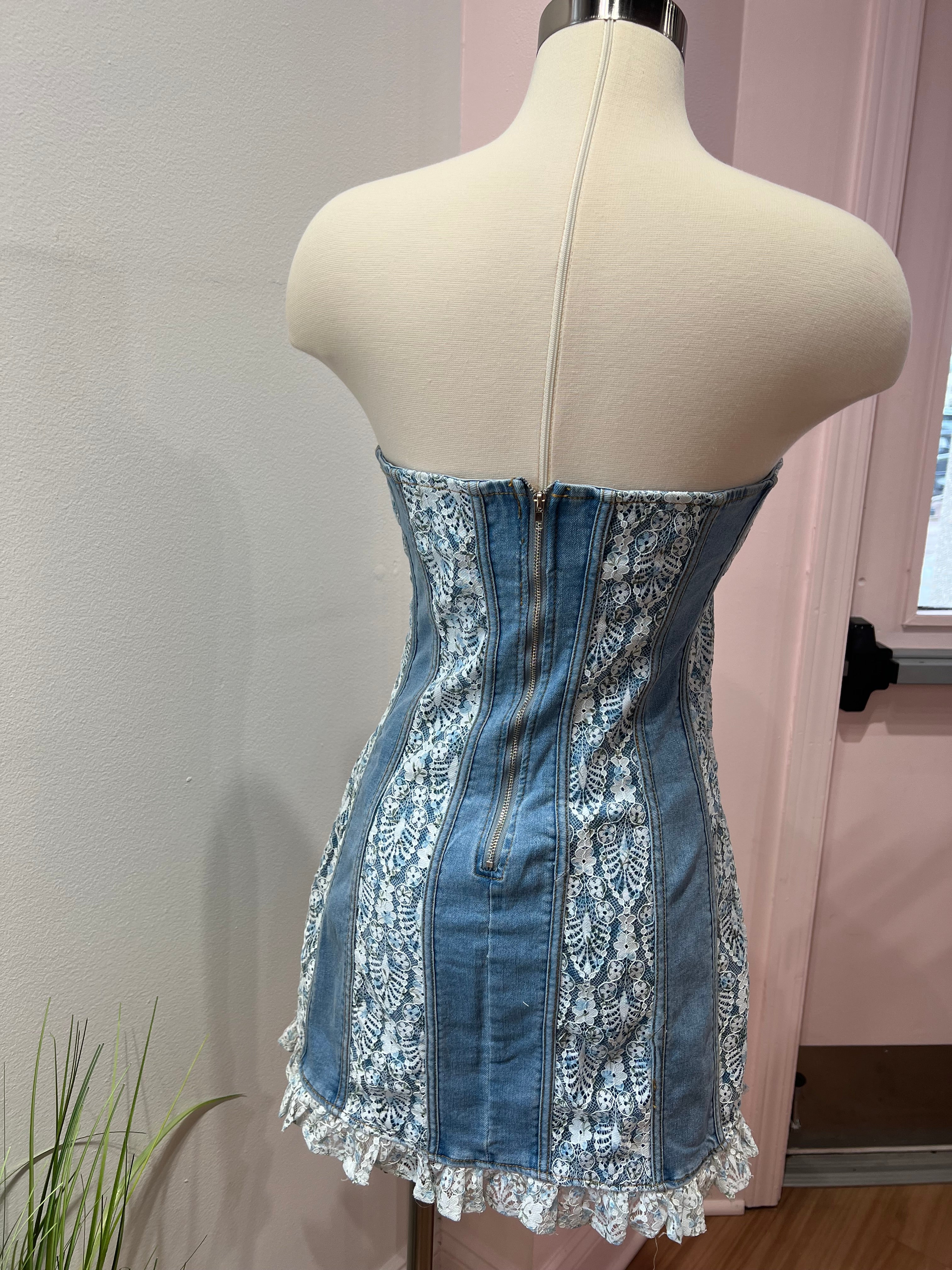 OUTLAW HONEY DENIM DRESS