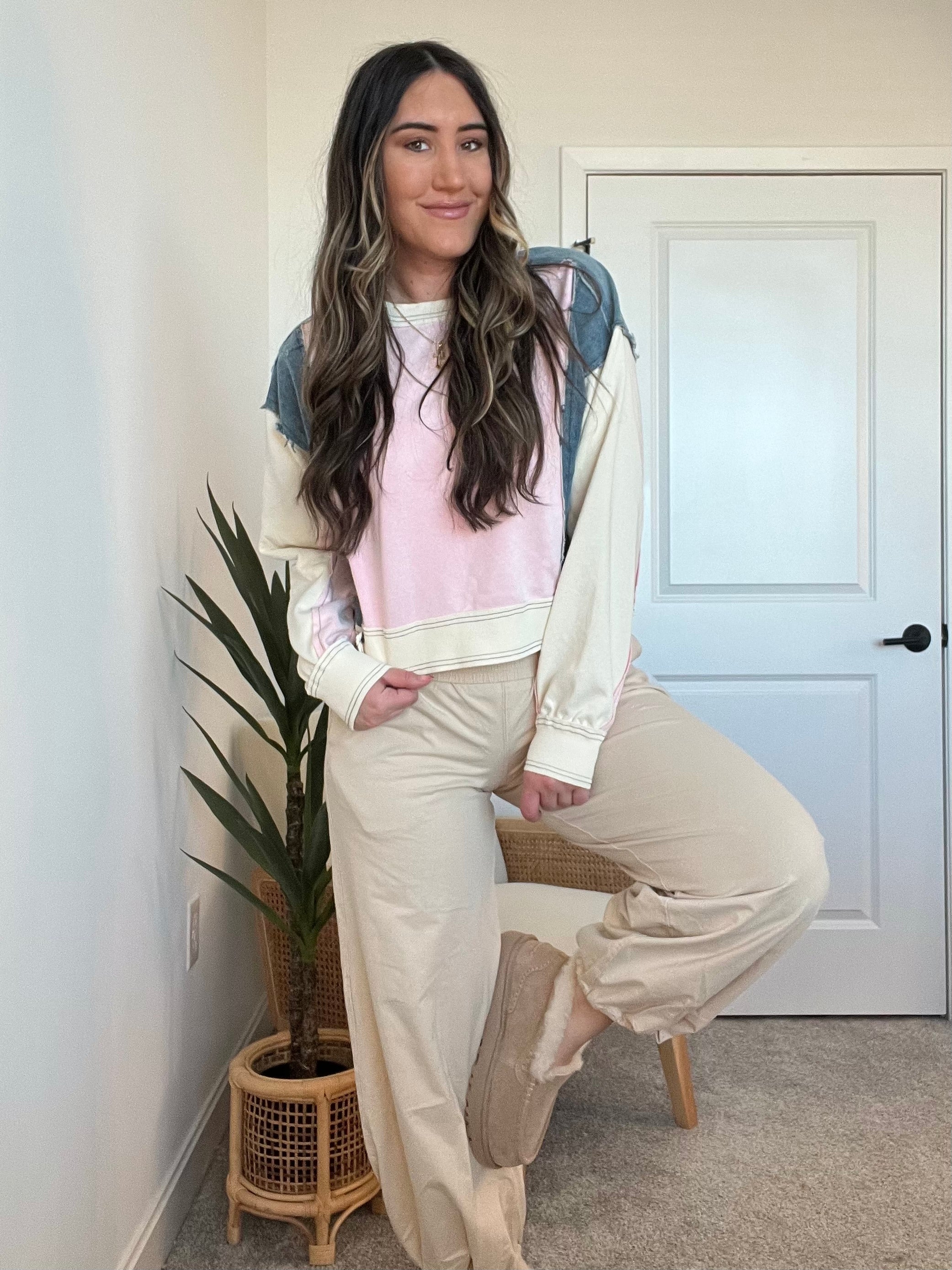 BLUSHLINE DENIM TOP
