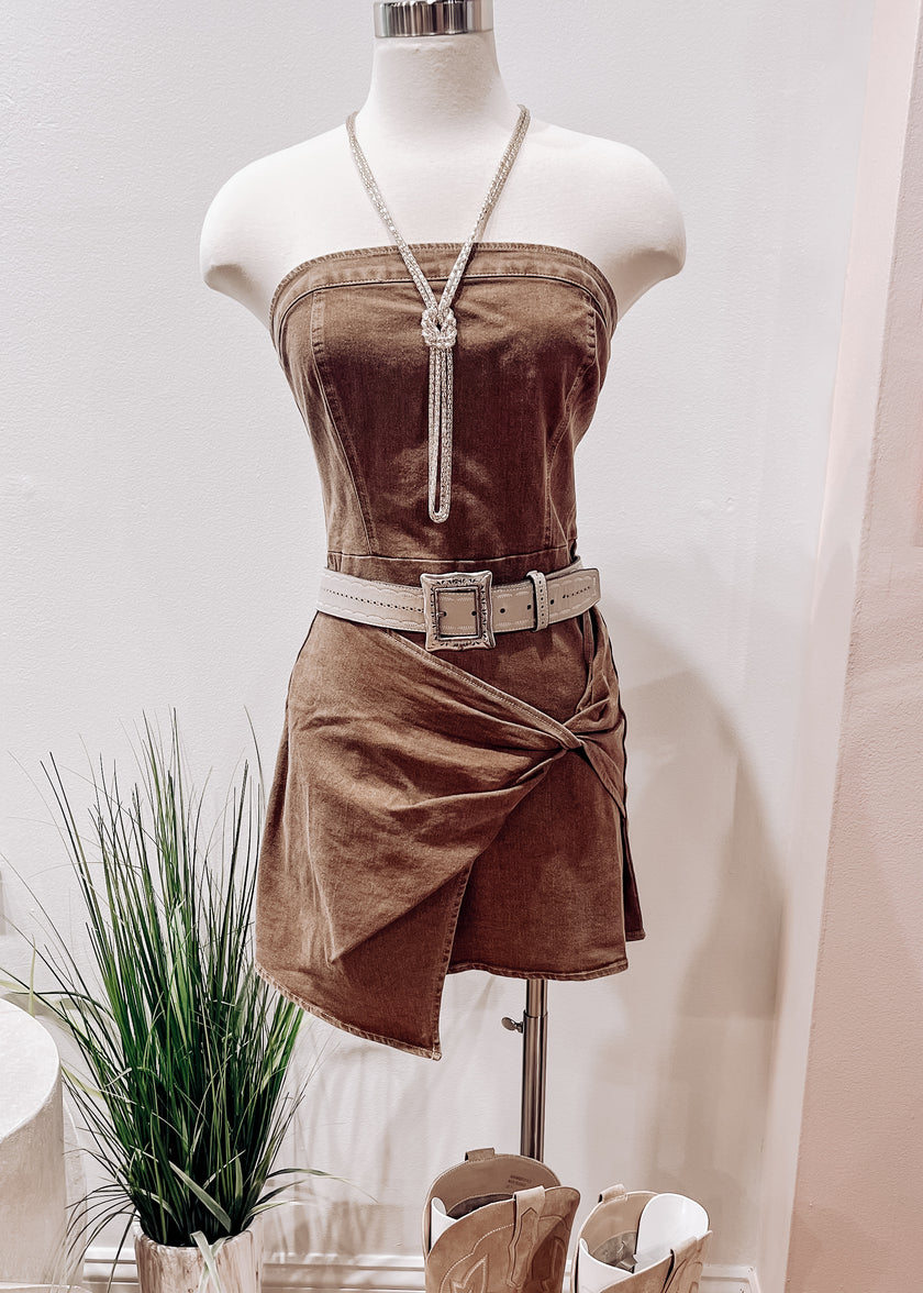 LONE STAR BROWN ROMPER