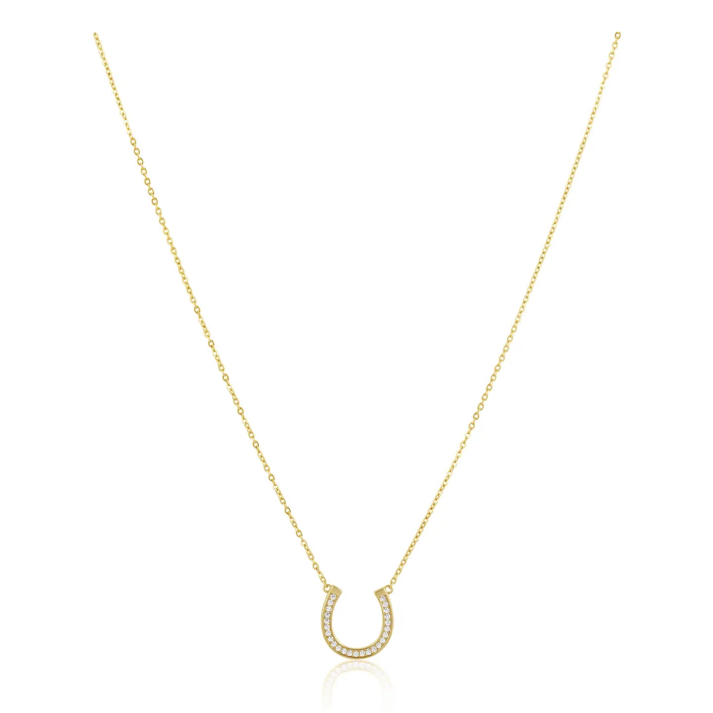 SERENDIPITY HORSESHOE NECKLACE - GOLD