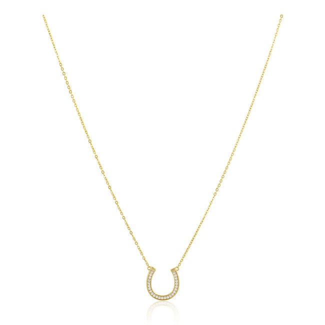 SERENDIPITY HORSESHOE NECKLACE - GOLD