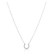 SERENDIPITY HORSESHOE NECKLACE - SILVER